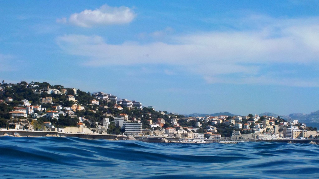 Marseille view from the water